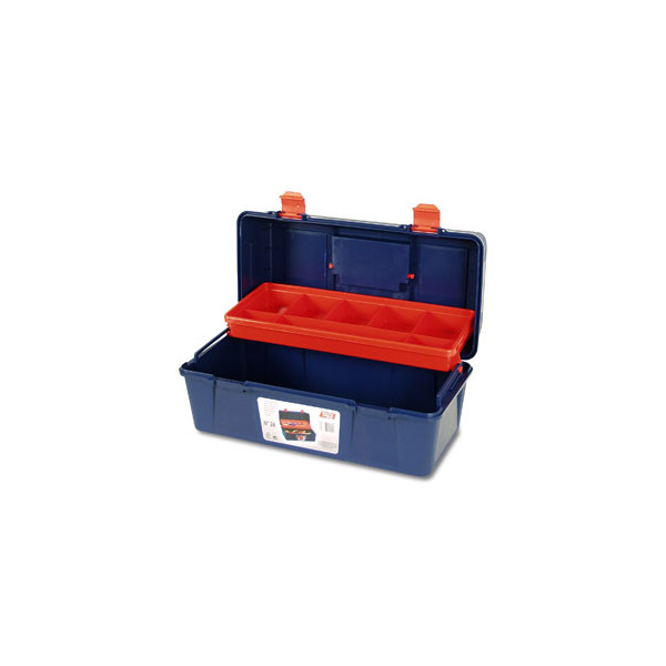 CAJA HERRAMIENTAS CON BANDEJA 24 TAYG